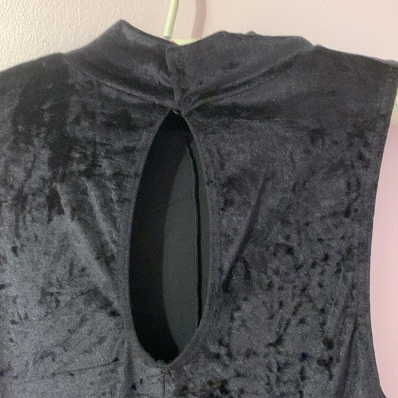 Vintage velvet cat suit body suit - Picture 3 of 8